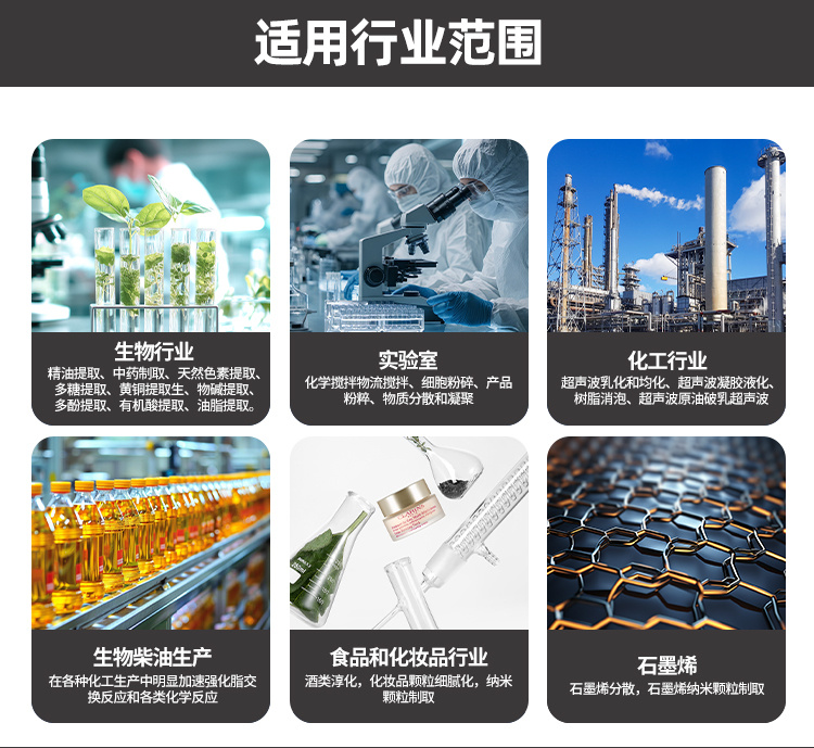 冠博仕500W 35kHz聲波浸沒乳化分散攪拌超聲波乳化震動棒